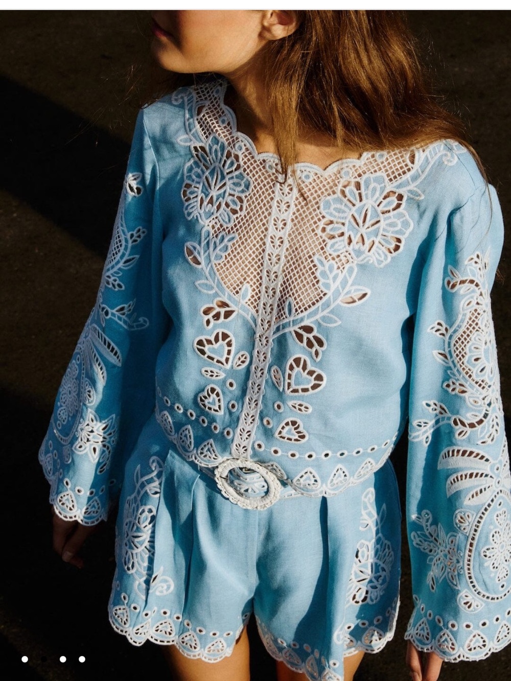 FARM Rio Light Blue
Romantic Richelieu
Blouse - Picture 2 of 8